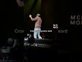 Crowd feeling every word