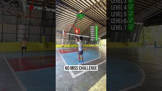 No Miss 3-Point Challenge 🏀 | Level 1 to 7 (No Cuts) #KuyaTenTen