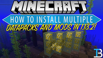 How To Download & Install Multiple Datapacks in Minecraft 1.13.2 (Install Multiple Mods in 1.13.2!)
