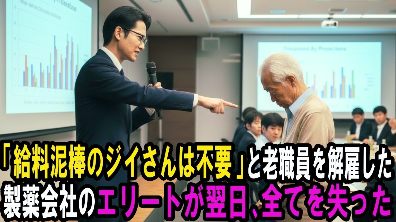 「給料泥棒」と65歳の老職員を解雇した製薬会社のエリート…翌日届いた一枚の紙で全てを失った【人生スッキリ劇場】