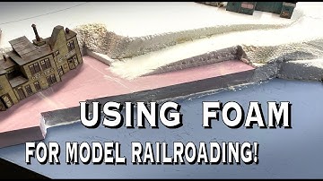 Using foam for model railroading!