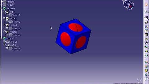 Catia V5 Tutorial 103   Boolean Intersect