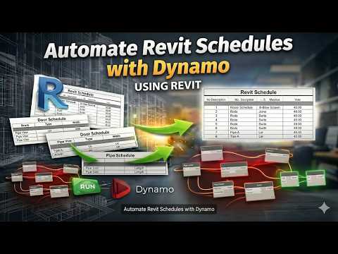 Automate Revit Schedules with Dynamo – Complete Tutorial