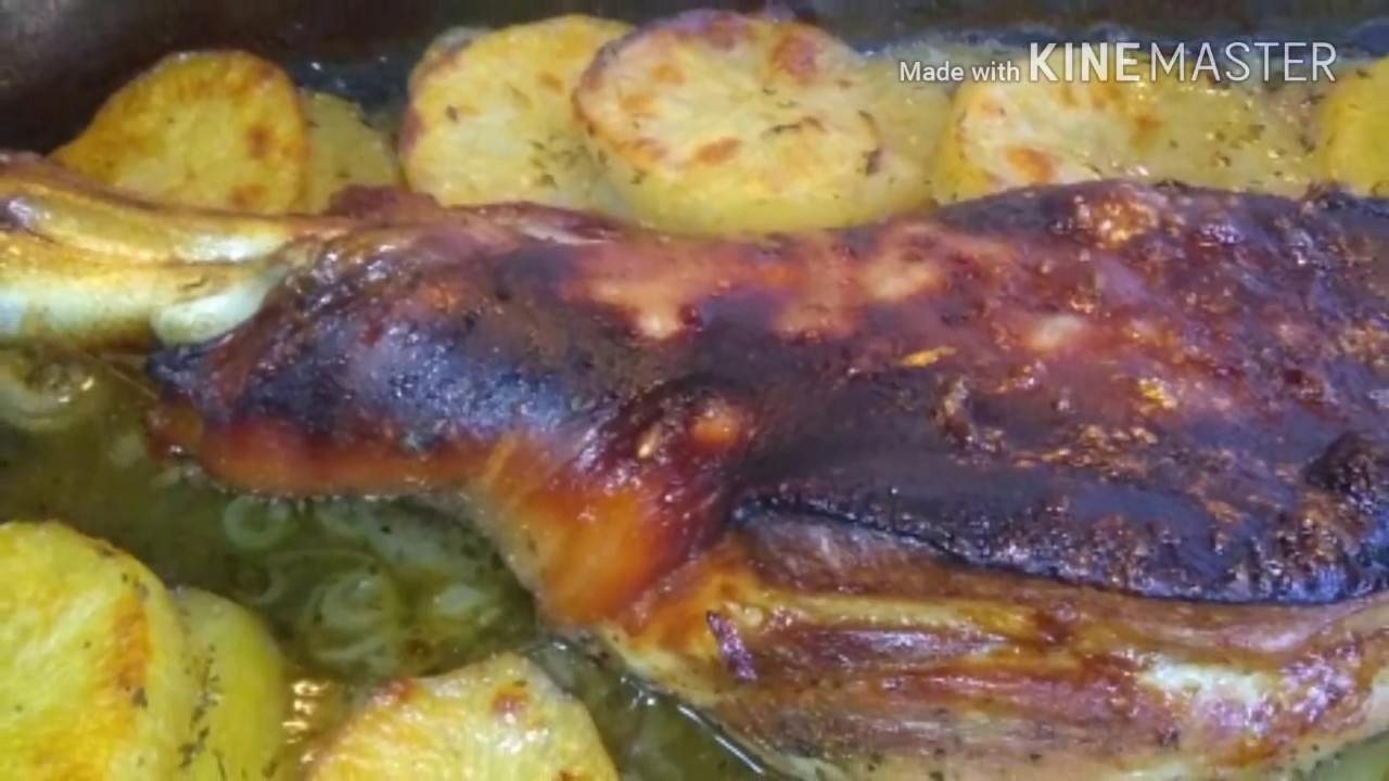 PALETILLA DE COCHINILLO CON PATATA PANADERA FACILISIMO