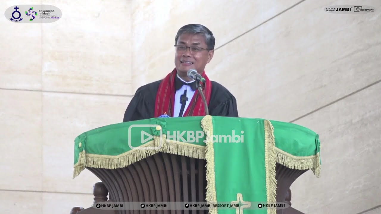 Khotbah Pesta Gotilon HKBP Jambi (Habakuk 2 : 1 - 4) - Pdt. Mangatur Manurung, M. Th
