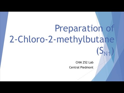 Video Work-Up of Preparation of 2-Chloro-2-methylbutane - youtube