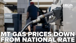 Montana's average gas price 13 cents lower than national rate