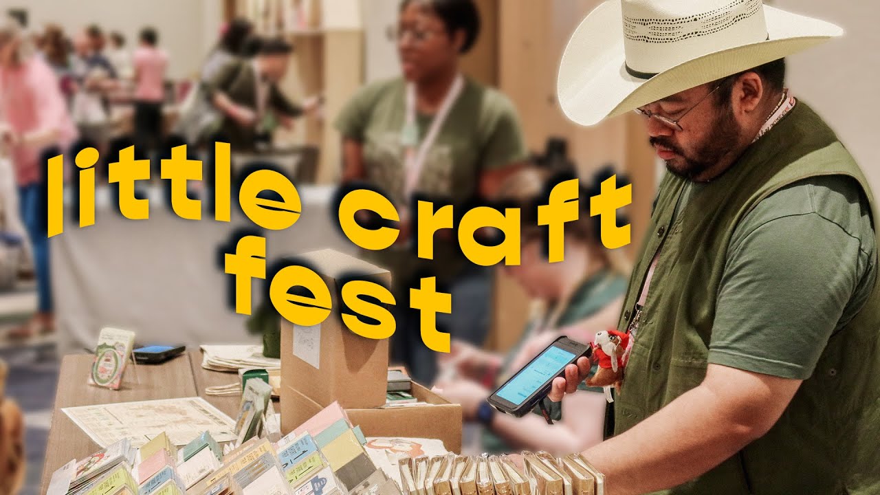 Little Craft Fest Vlog 🤠 Texas Stationery Adventure