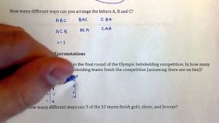 Lesson 8.2 Video 1 - Introduction to Permutations