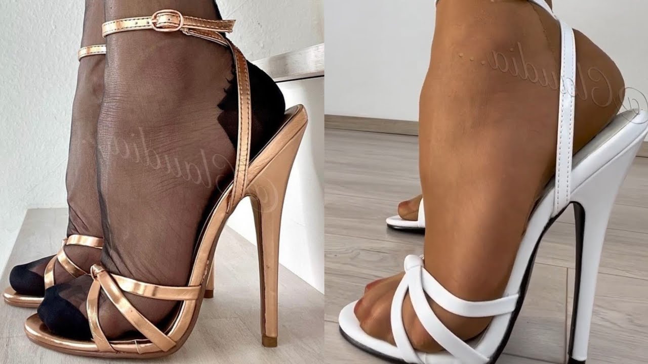 Стильные туфли на каблуках для женщин в 2025 году || нейлоновые чулки и туфли на высоком каблуке ...