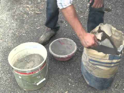 Vidéo: Mélange sable-ciment : composition et application