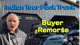 Indian Motorcycle Tour Pack Trunk - Buyers Remorse?