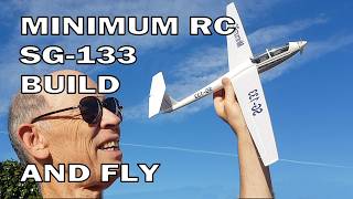 MinimumRC SG-133 Motor Glider Build and Fly