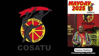 COSATU MayDay2025  message-Tiisetso Mahlatsi
