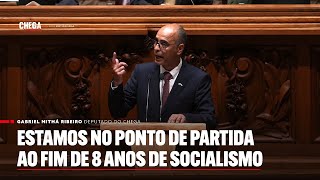 Estamos no ponto de partida ao fim de 8 anos de socialismo