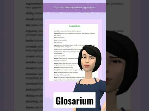 Video: Apa Itu Glosarium?