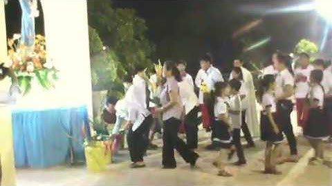 Gx. Tân Lý: Tôn vinh Đức Maria Bế Mạc Tháng Mân Côi_Dâng hoa Gh Gioan & Phaolô.