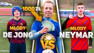 13 letni DE JONG VS 13 letni NEYMAR! | O 1000ZŁ!