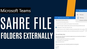 How to Share Files and Folders Externally on Microsoft Teams