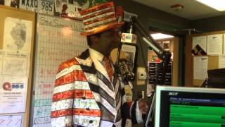 Ringling Brothers Ringmaster Andre' with Wake Up Crew