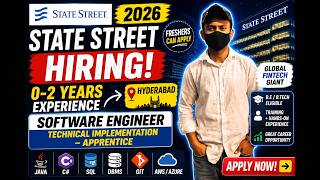 Freshers Biggest Opportunity State Street Software Engineer Hiring 2026 | Hyderabad @Jobwaveindia