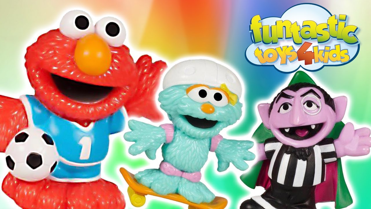 EPIC Sesame Street video of Elmo & Cookie Monster funny play with