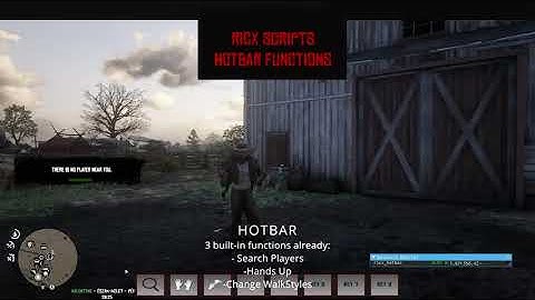 RedM RicX Scripts - Hotbar Functions - RDR2 Red Dead Redemption Script