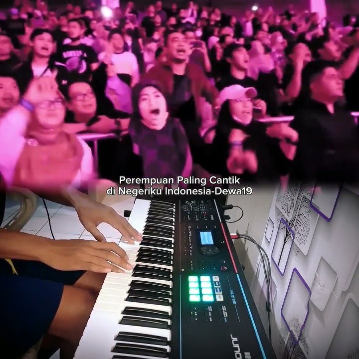 Keyboard Part(Perempuan Paling Cantik di Negeriku Indonesia-Dewa19)#dewa19 #keyboardist #synthesizer