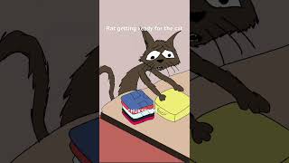 Cat and rat #funny #animation #comedy #catandrat #memes