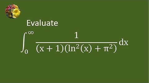 2024 MIT Integration Bee Quarter Final # 3  Problem # 2