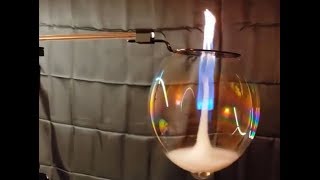 Soap Bubbles - Fire tornado