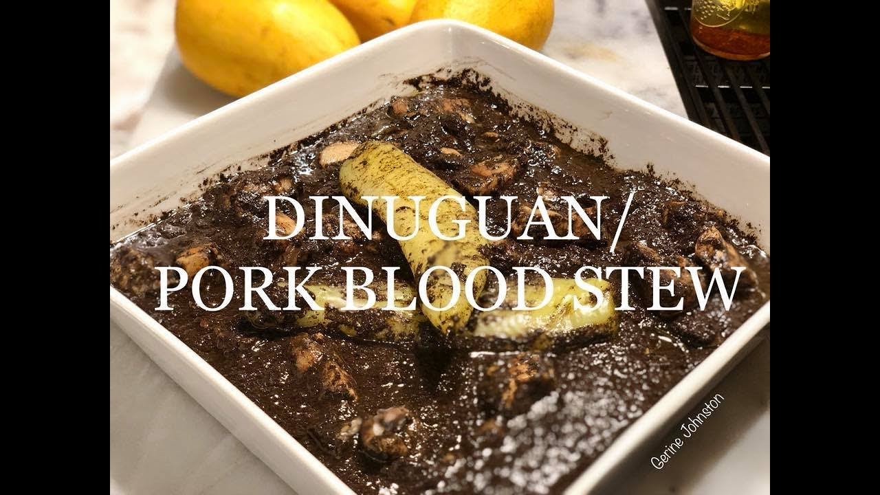 DINUGUAN TIDTAD KAPAMPANGAN PORK BLOOD STEW YouTube