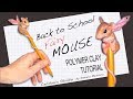 Back to School Fairy Mouse - Polymer Clay Tutorial