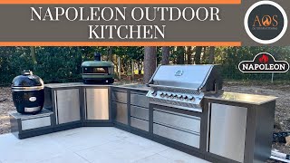 NAPOLEON OUTDOOR KITCHEN | NAPOLEON OASIS | PRESTIGE PRO 665 | GOZNEY DOME | MONOLITH KAMADO