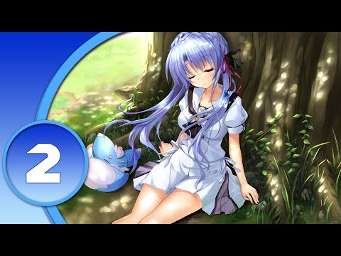 Странный зверек и девушка ► Прохождение Summer Pockets #2