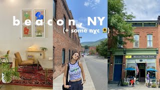 NYC VLOG: taking the train to BEACON, NY for a day trip 🚞 + a chill Sunday evening in Koreatown