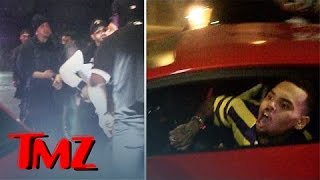 Chris Brown -- Crowd Swarms Lambo ... Ragin' Against the Machine | TMZ