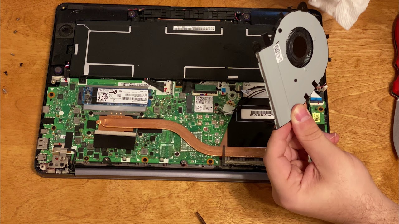 How to replace a laptop cooling fan Asus Zenbook 4K YouTube