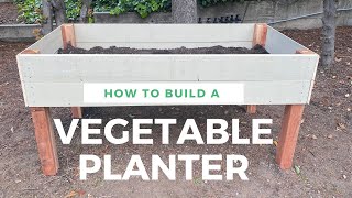 How To Build A Raised Vegetable Planter On A Budget | Diy