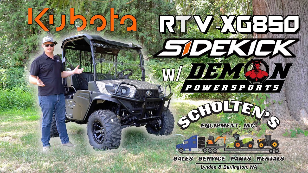 Lifted Kubota Rtv Xg850 Sidekick Youtube