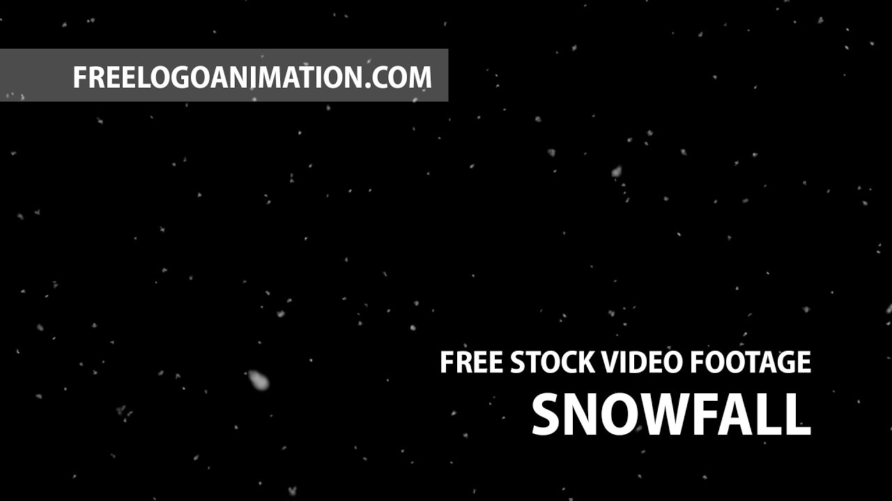 free 1080p black background snowfall footage youtube free background black