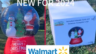 6ft Animated Santa And Snowman Snow Globe Inflatable Review!