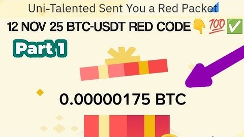 Binance Red Packet code in Binance Today Claim USDT BTC TON Red packet code 12 November 2025