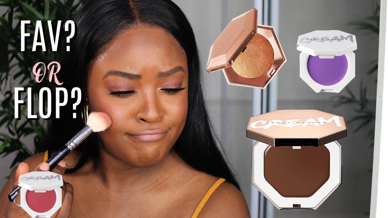 NEW FENTY BEAUTY CREAM BRONZERS AND BLUSHES DARK SKIN FRIENDLY? Tease tease and chocolate
