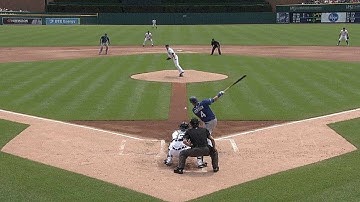 KC@DET: Gordon hits an RBI single to open the scoring