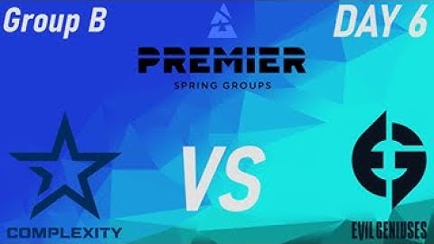 BLAST Premier Spring Groups 2021 Highlights Best Moments Complexity vs Evil Geniuses (BO3)