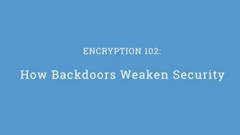 Encryption 102: How Backdoors Weaken Security