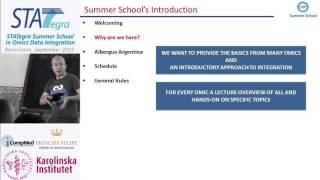 STATegra Summer School 2015: Introduction to the Summer School
