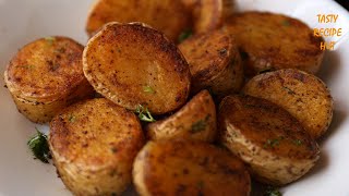 Perfectly Roasted Potato In Pan ! Garlic Roasted Potato Without Oven