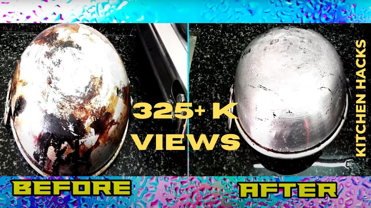 HOW TO REMOVE OIL / GREASE FROM ALUMINUM KADHAI HOW TO CLEAN ALUMINUM